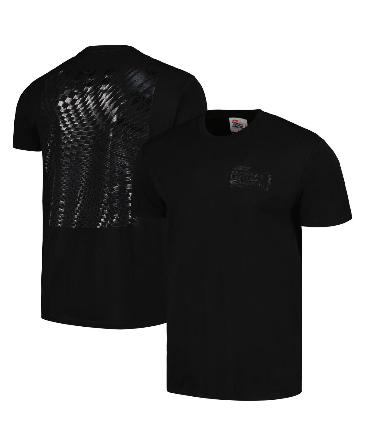 Men's and Women's Black Formula 1 Las Vegas Grand Prix Mono Core T-shirt - Black