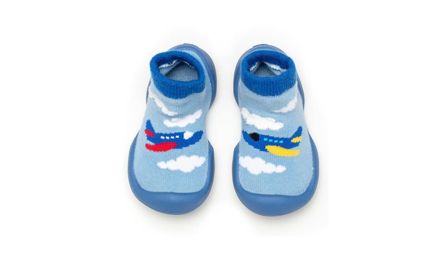 Infant Boy First Walk Sock Shoes Aeroplane