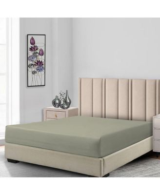 Low Profile Fitted Sheet (7-10 Inches) 100% Cotton Sateen USA, Queen