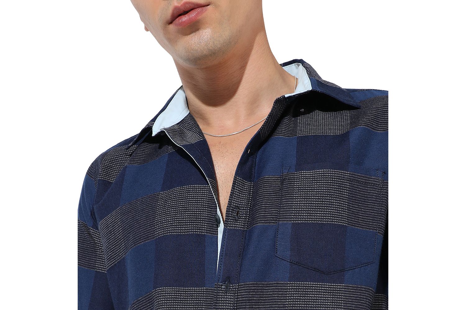 Men's Men Full Sleeve Checkered Casual Shirt