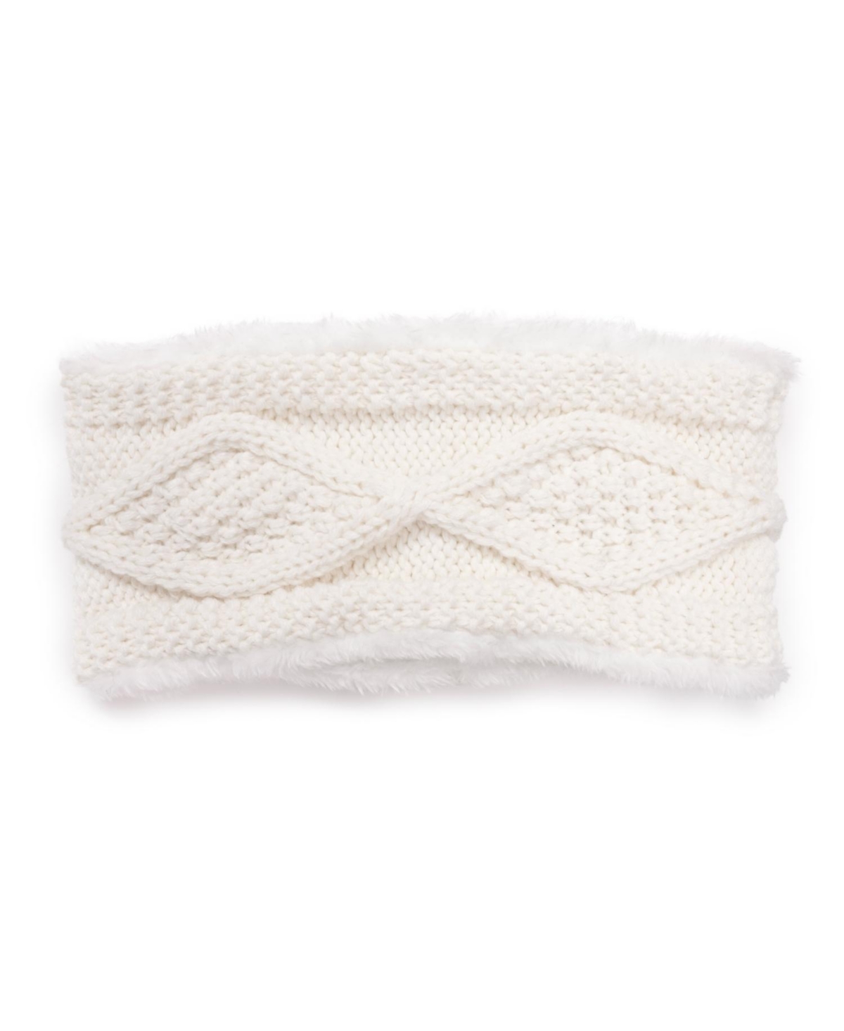 Women's Cable Knit Headband - Ivory