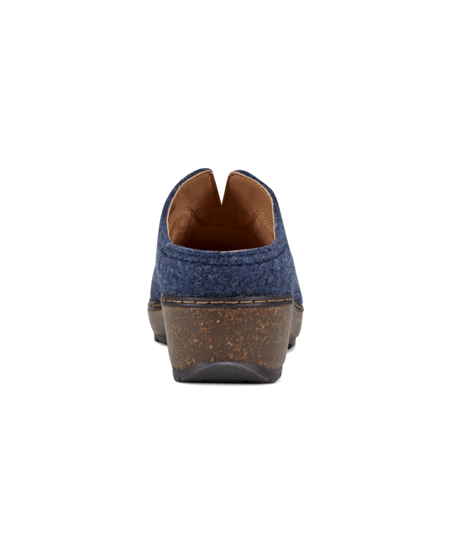 Женские сабо Earth Kolia Slip-On Heeled, цвет: Тёмный синий — фото 3