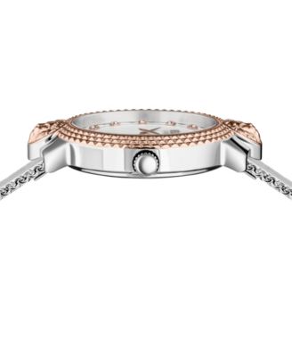 Women's Mouffetard Two Hand Silver-Tone Stainless Steel Watch 38mm