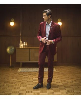 Men's Savoir X-Cross Satin Slip-On Loafers