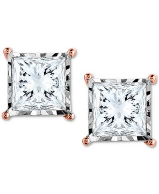 Trumiracle&reg; Diamond Stud Earrings (1/2 ct. t.w.) in 14k White, Yellow or Rose Gold
