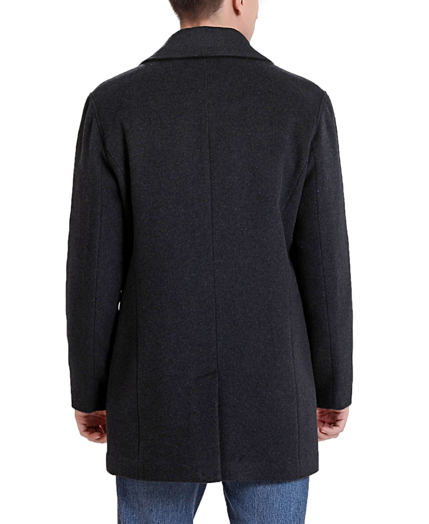 Men Justin Wool Blend Car Coat - Big and Tall