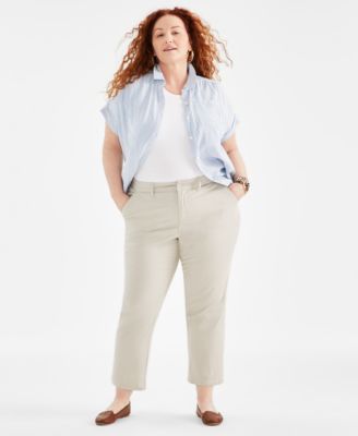 Style & Co - Plus Size Classic Chino Pants