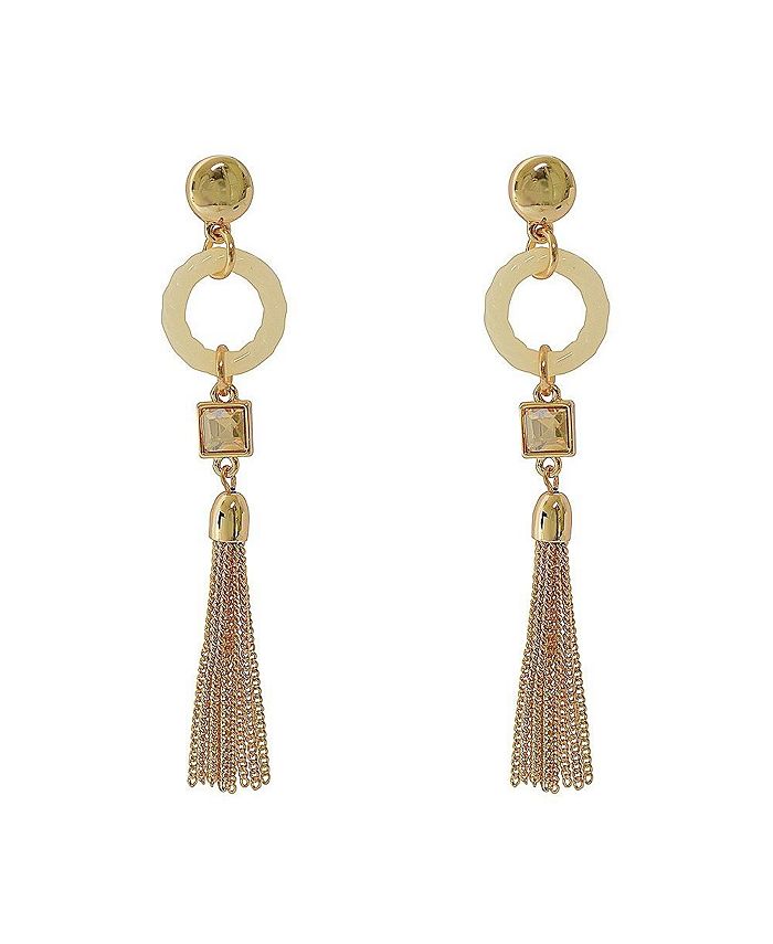 Laundry by Shelli Segal Gold Tone Tassel Earrings Macy's