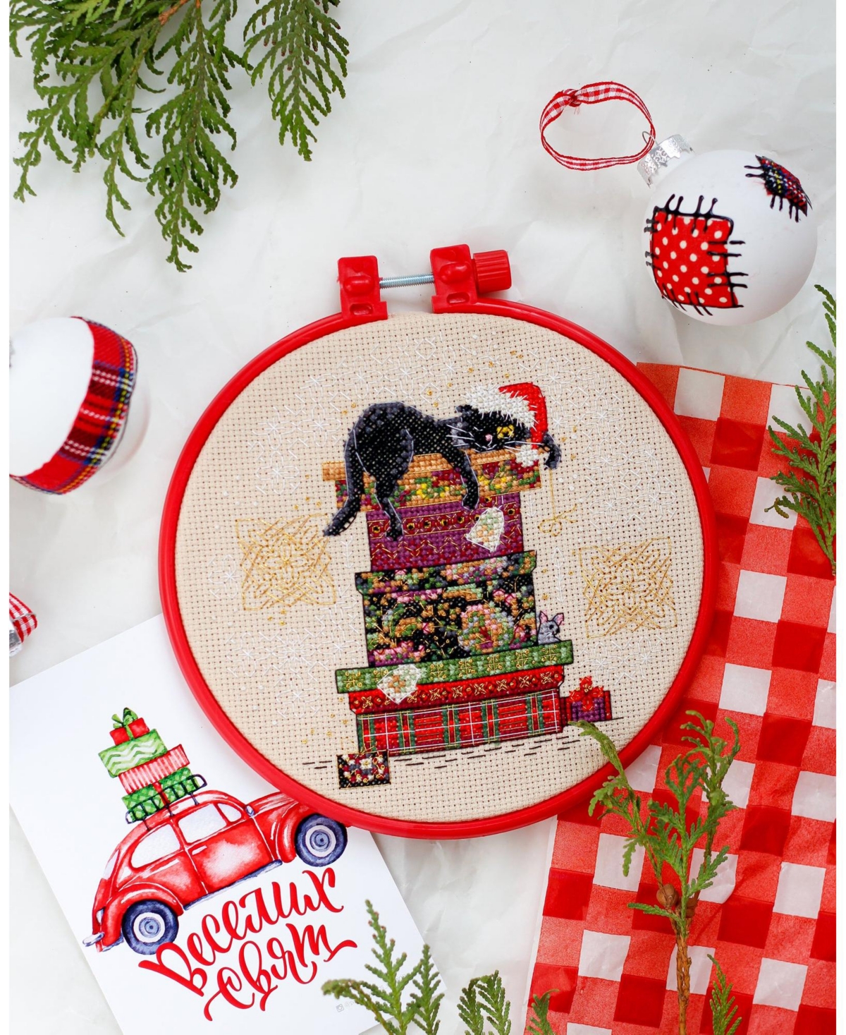 Cross stitch kit Cat and mouse - Assorted Pre-pack (See Table 9