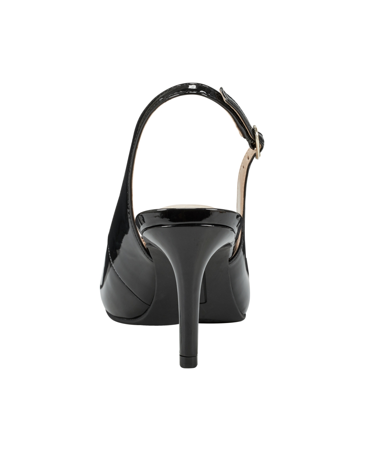Shop Bandolino Women's Gelli Bow Slingback Pumps In Black Patent