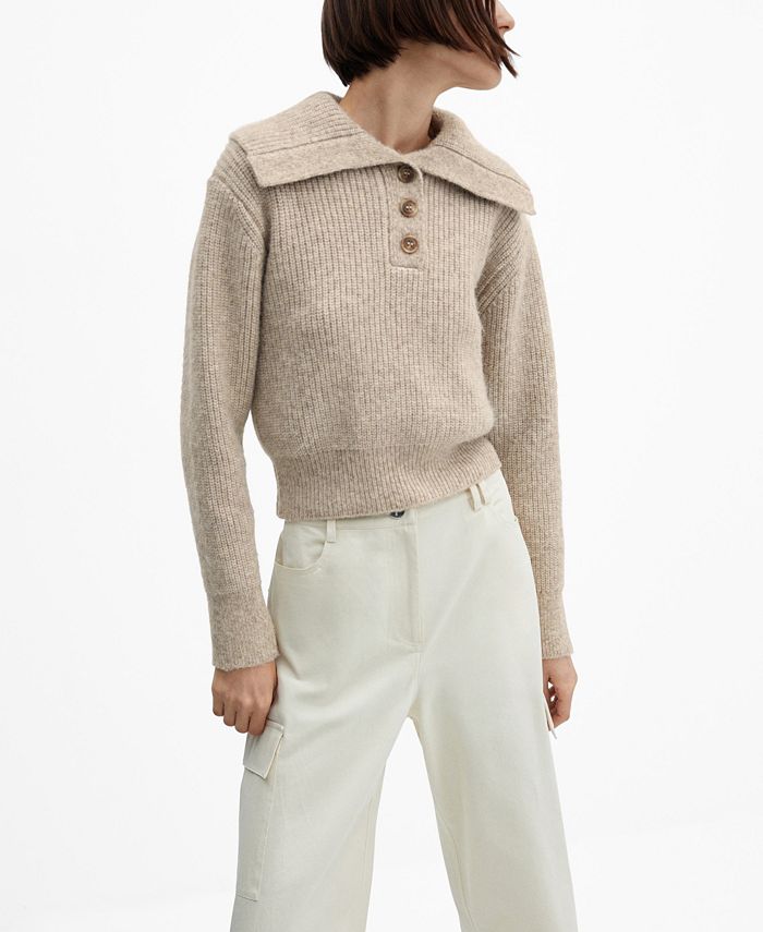 Mango Fine-Knit Turtleneck Sweater 2024, Buy Mango Online