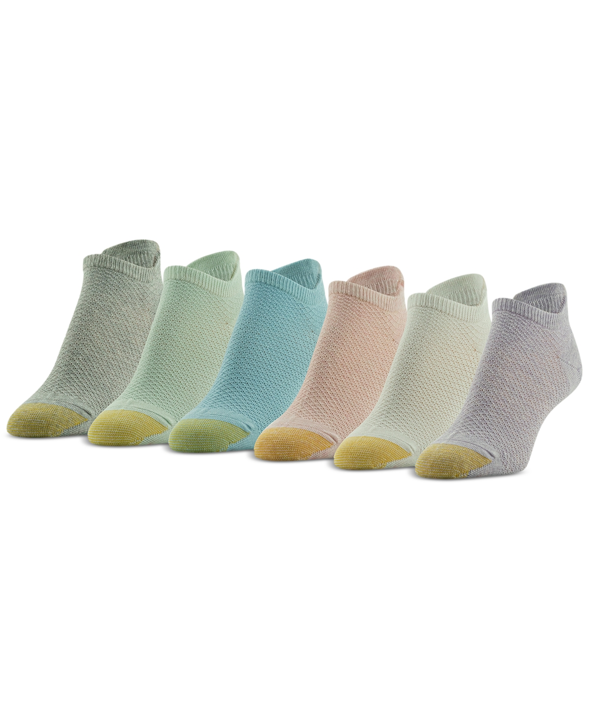 Women's 6-Pk. Henley Liner Socks - Assorted