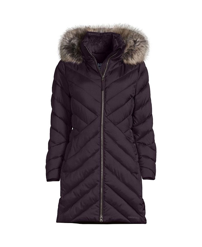 Macy's shearling coats womens discount