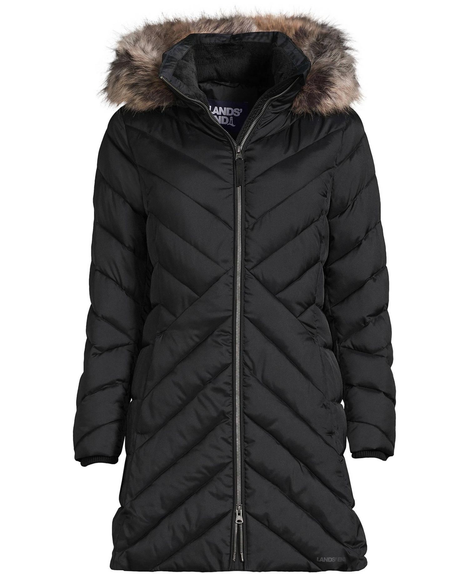 Plus Size FeatherFree Cozy Fleece Lined Winter Coat
