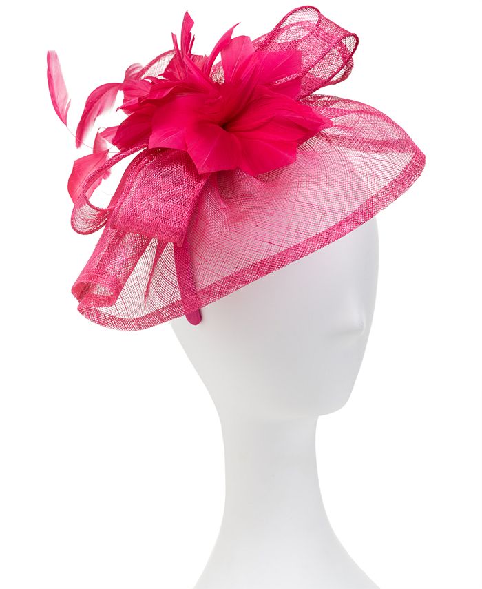 Bellissima Millinery Collection Women's Feather Sinamay Fascinator Macy's