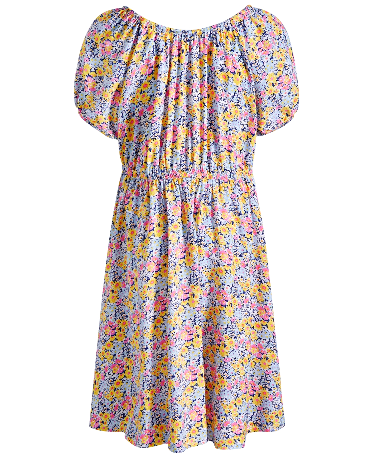 Shop Epic Threads Big Girls Field Flower Printed Peasant Dress, Created For Macy's In Bright White