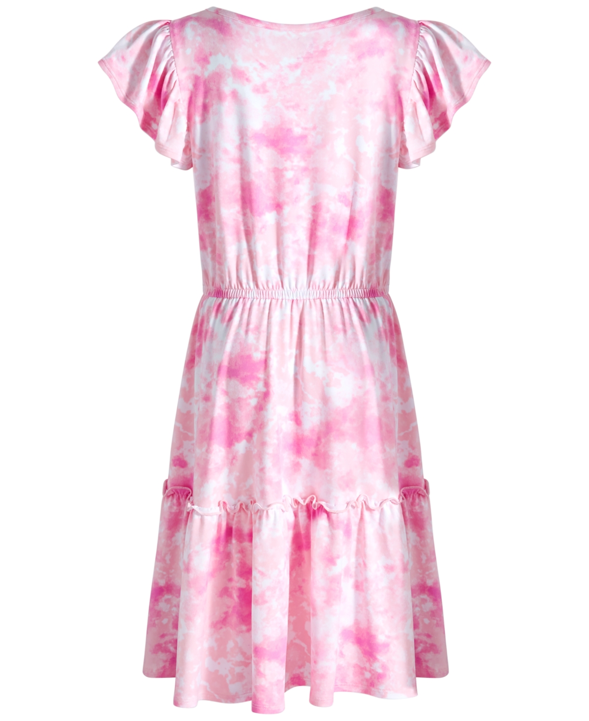 Epic Threads Big Girls Spring Splash Tie-Dyed Tiered Dress, Created for Macy's