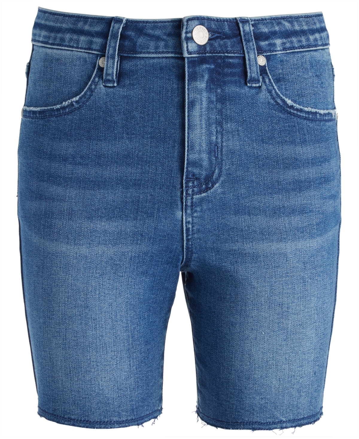 Shop Epic Threads Big Girls Bluebell Denim Bermuda Shorts, Created For Macy's In Bluebell W
