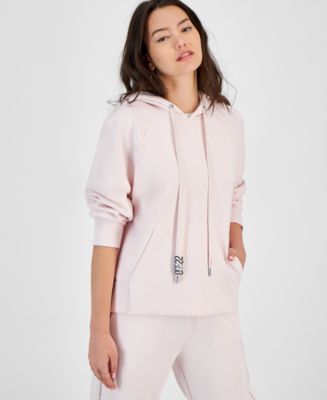GUESS - Full Zip Scuba Fabric Hoodie Black