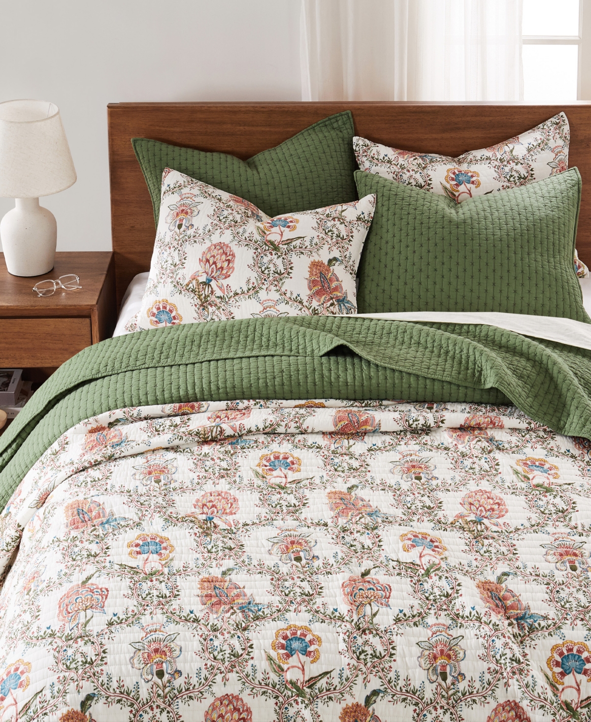 Levtex Cross Stitch Stitching 2-pc. Quilt Set, Twin/twin Xl