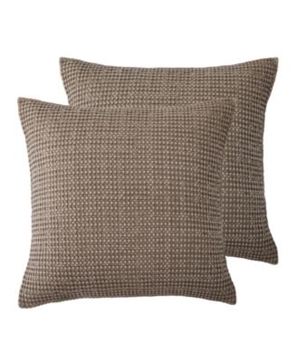 Mills Waffle 2-Piece Sham Set, European