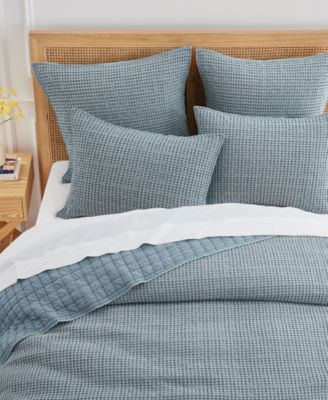 Mills Waffle 2-Pc. Sham Set, European