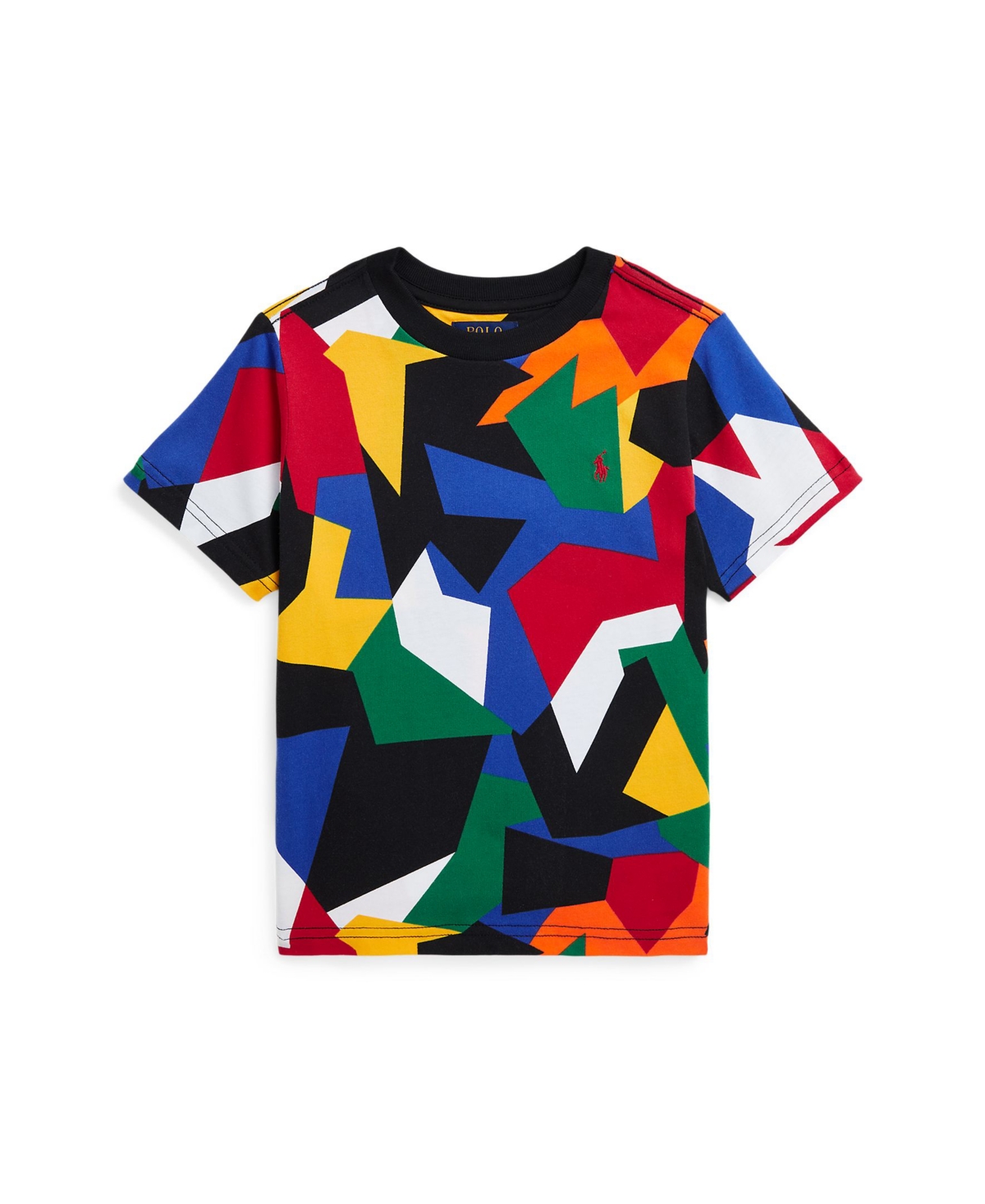 Polo Ralph Lauren Kids' Toddler And Little Boys Abstract-print Cotton Jersey T-shirt In Active Camo