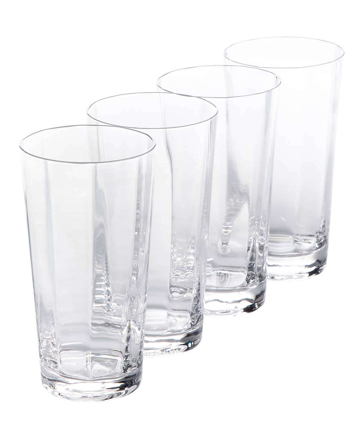 Shop Sur La Table Cambron Optic High Ball Glasses, Set Of 4 In Clear