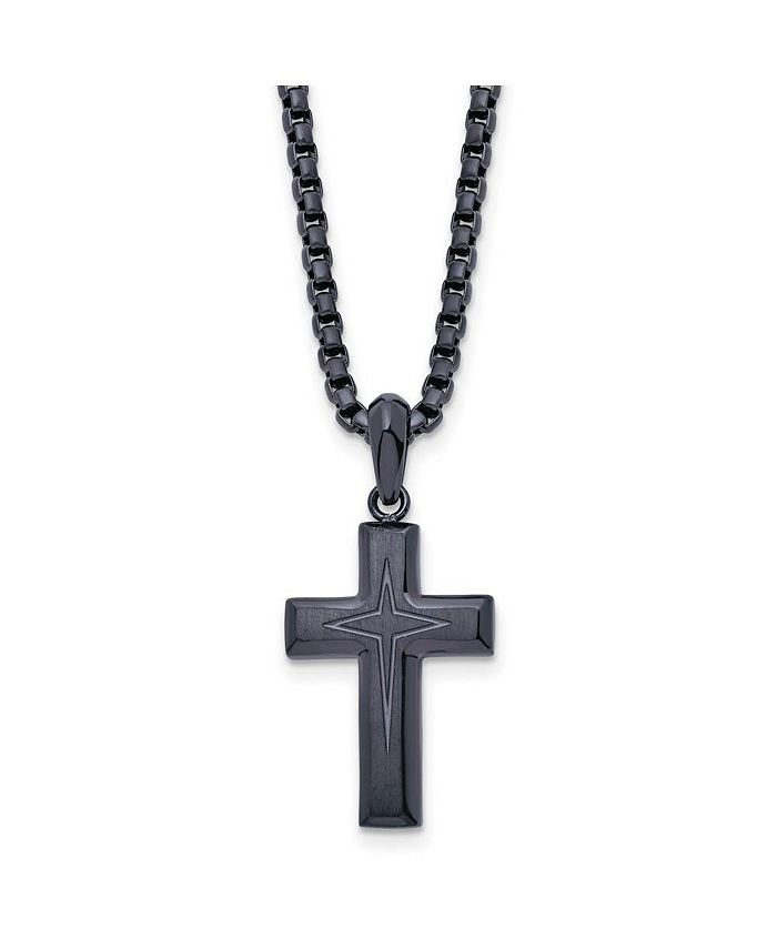 Chisel sales cross necklace