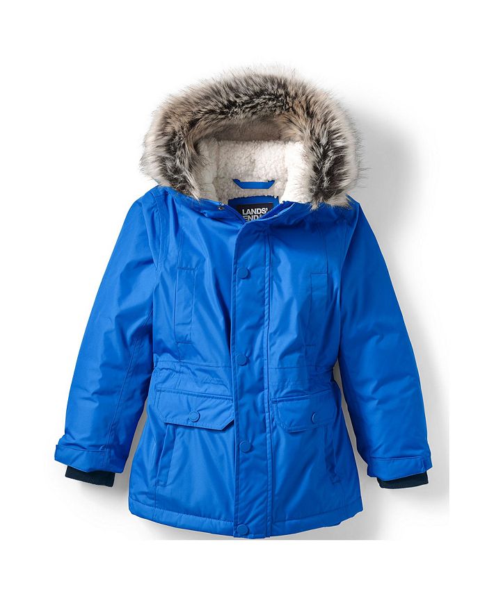 Manteau Rouge Lands' End Pour Enfant - Taille 8 Unisexe - Occasion Très Bon état