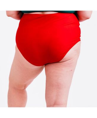 Plus Size High-Waisted Bikini Bottom