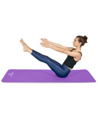 Extra Thick Yoga and Pilates Mat with Sling, 1"