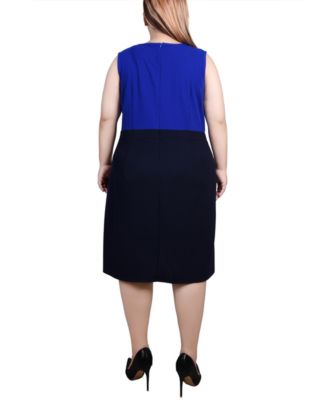 Plus Size 3/4 Sleeve Dress, 2 Piece Set