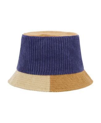 Women's Colorblock Corduroy Bucket Hat - Stylish and Trendy Headwear