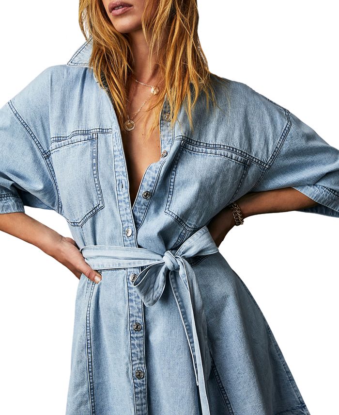 Free People Women's Cotton Jenny TieWaist Tunic Macy's