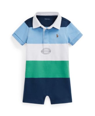 Polo Ralph Lauren Baby Boys Striped Cotton Jersey Rugby Shortall Macy s