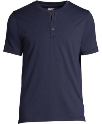 Men's Short Sleeve Cotton Supima Jersey Henley
