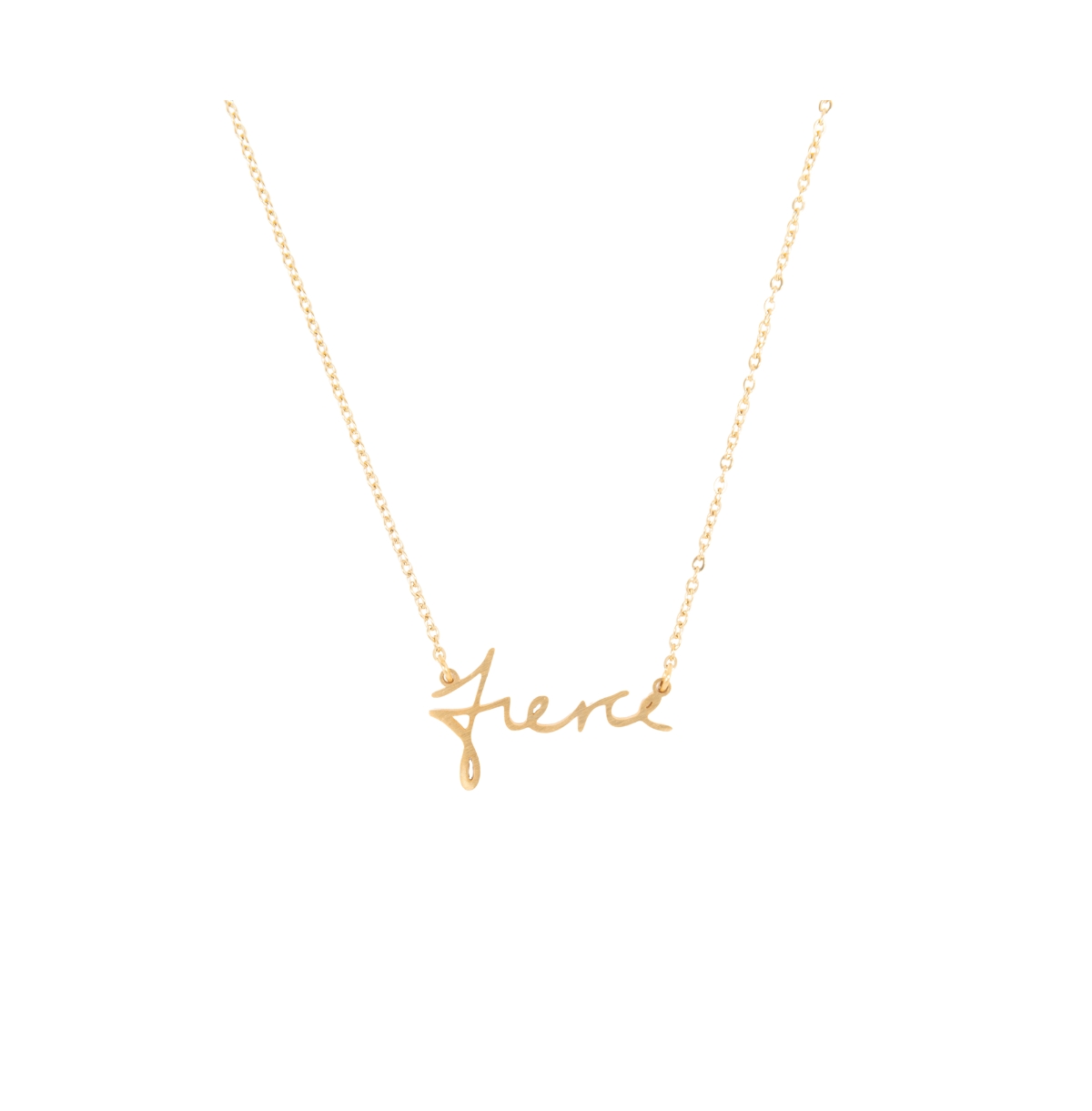 316L Absolute Affirmation "Fierce" Necklace - Silver