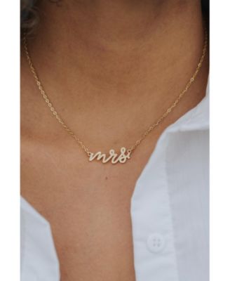 316L Queen Energy "Mrs" Necklace