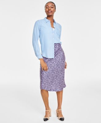 Women's Chambray Shirt, Created for Macy's
