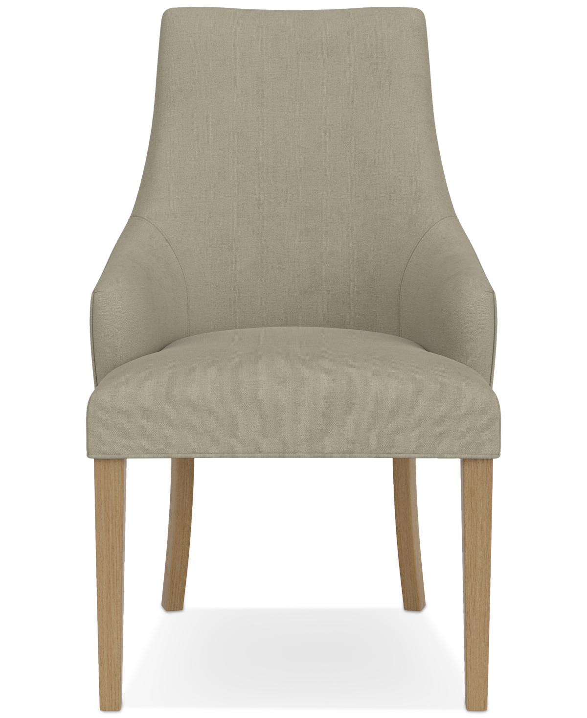 Macy's 5pc Dining Set (davie Round Table & 4 Nelin Chairs) In Sand