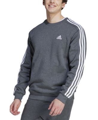 adidas - Men's Essentials Fleece Three-Stripes Sweatshirt