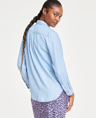 Women's Chambray Shirt, Created for Macy's
