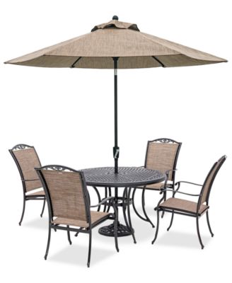 Wythburn Mix and Match Filigree Sling Outdoor Dining Chair, Created for Macy's