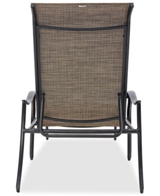 Wythburn Mix and Match Filigree Sling Outdoor Chaise Lounge, Created for Macy's