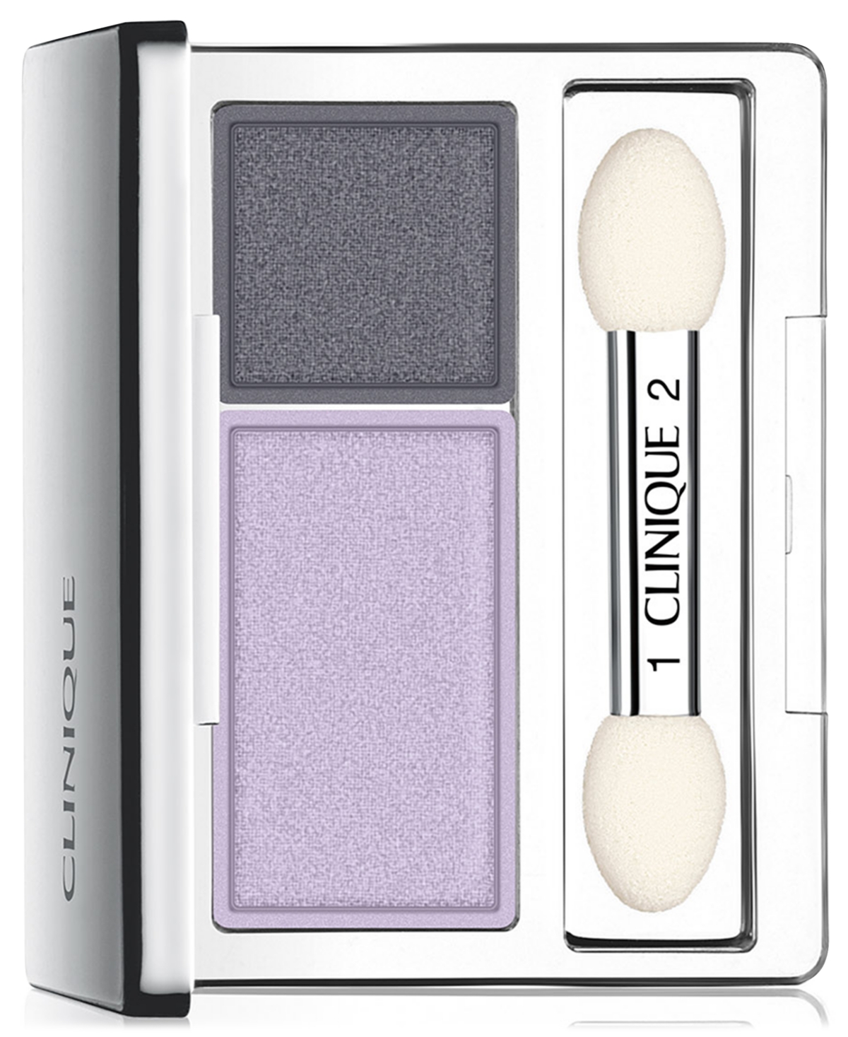 Clinique All About Shadow Duo Eyeshadow, 0.12 Oz. In Blackberry Frost