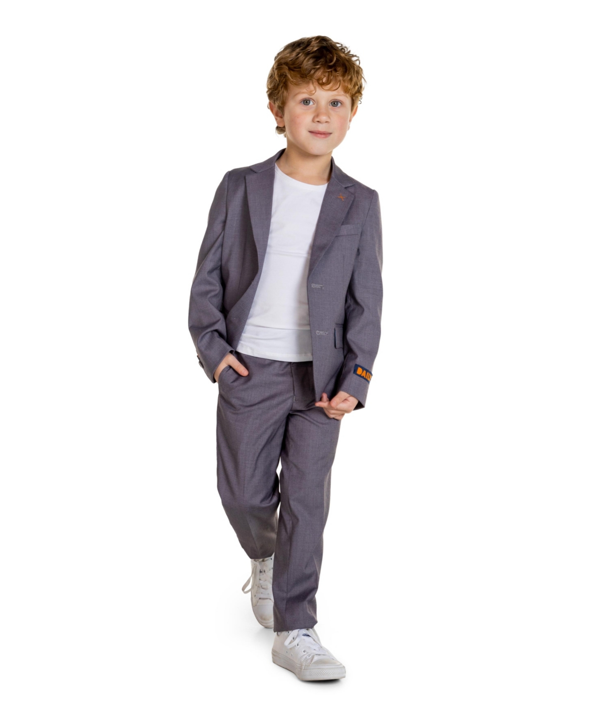 Opposuits Kids' Big Boys Daily Formal Suit Set In Gray