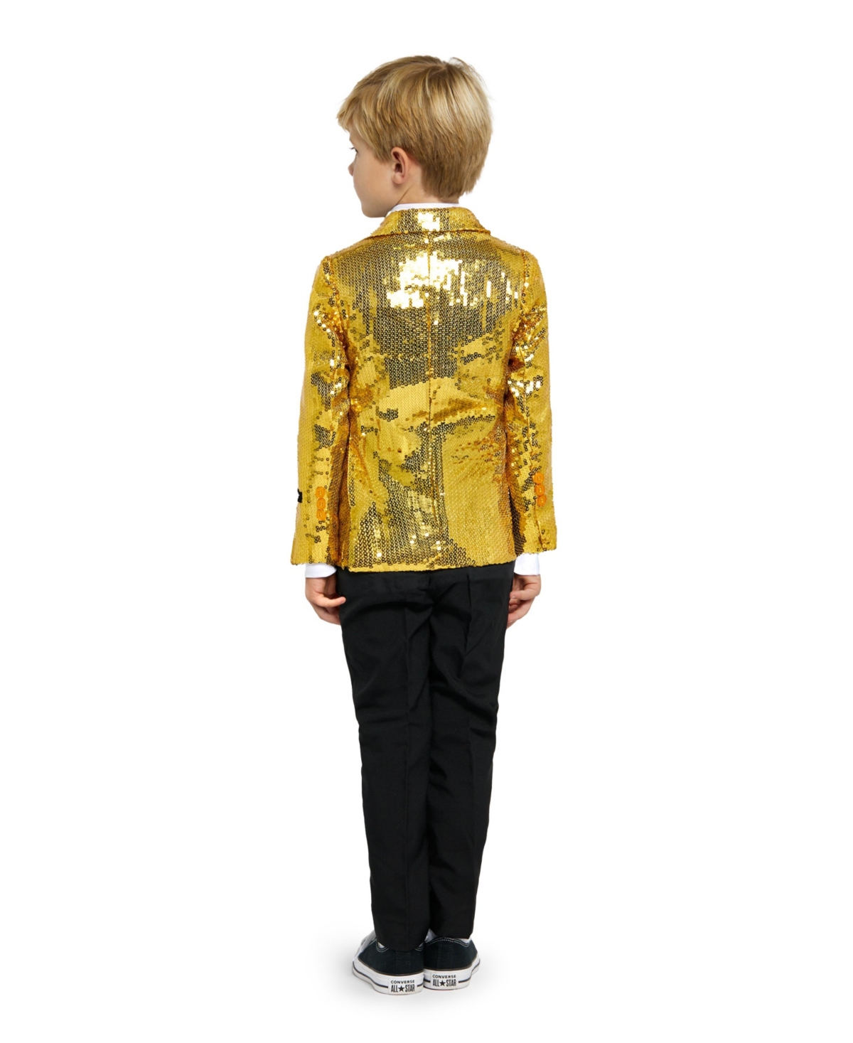 Suitmeister Big Boys Sequin Party Stylish Fit Jacket Blazer