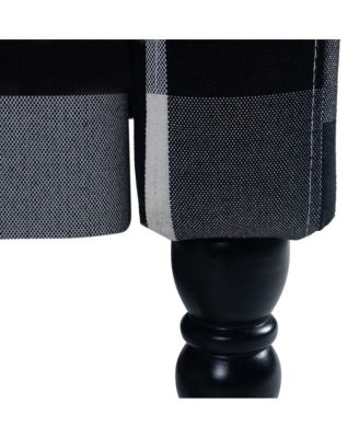 Franco Mid-centry Modern Manual Push Back Recliner