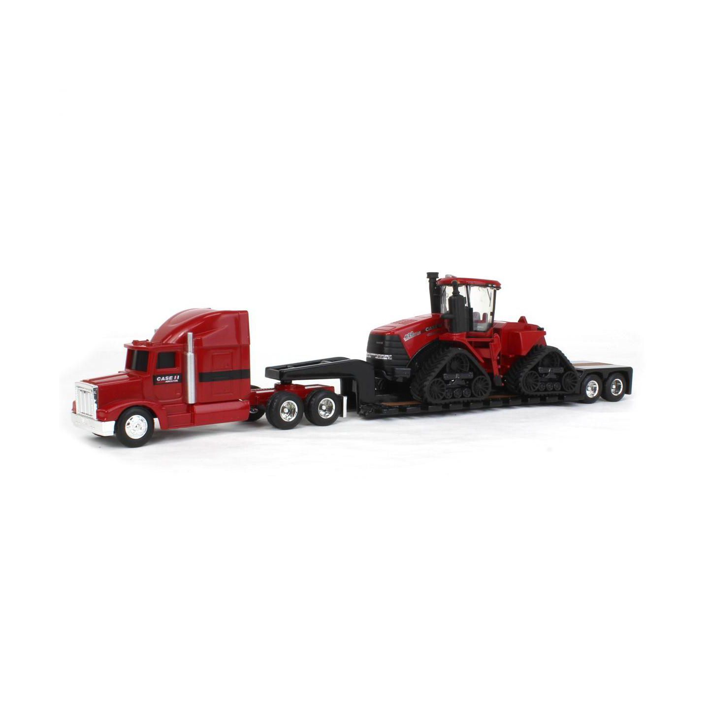 Детские игрушки ERTL 1/64 Scale Steiger 620 Quadtrac with Semi Tractor and Lowboy Trailer Die-Cast Toy Set — фото 1